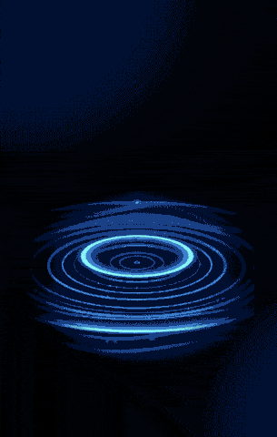 蓝色动感邀请函 许鹏睿 通用模板